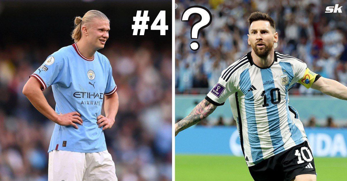 In picture: Erling Haaland (left) | Lionel Messi (right)