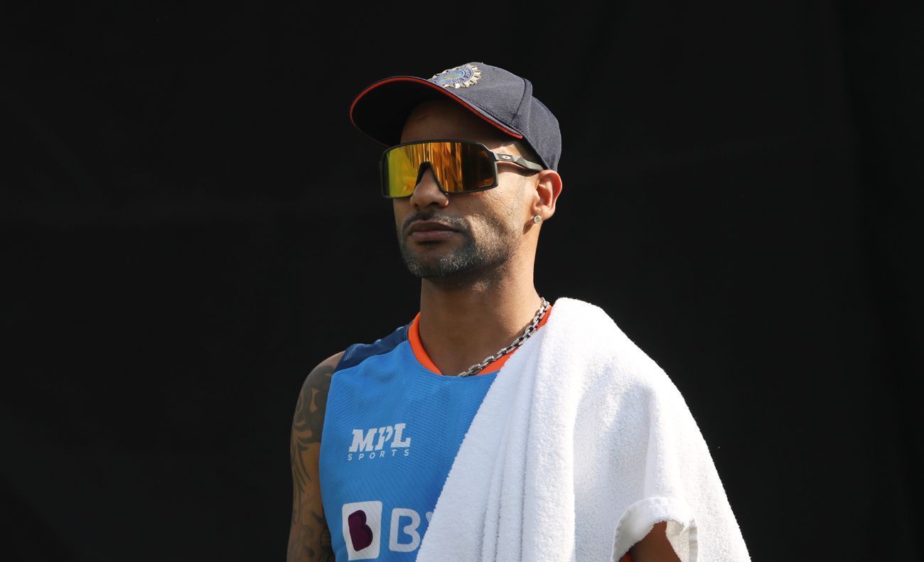 Shikhar Dhawan was sent back by a brute from Mustafizur Rahman