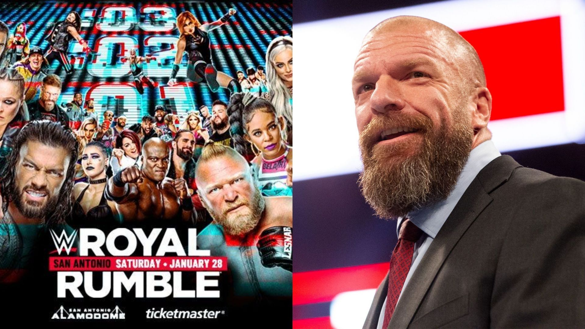 The 2023 WWE Royal Rumble will be the first under Triple H