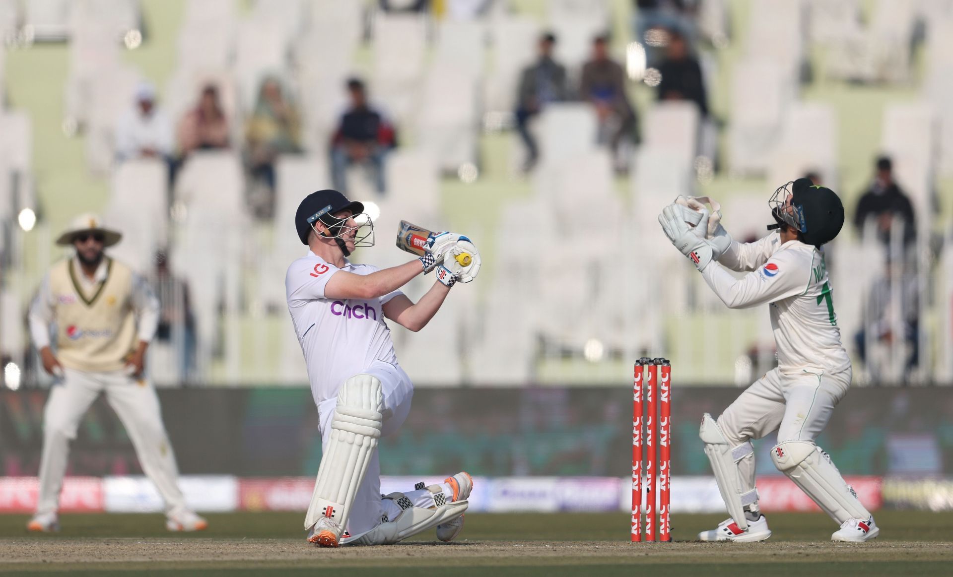 Harry Brook was one of the four centurions for England. (Credits: Getty)