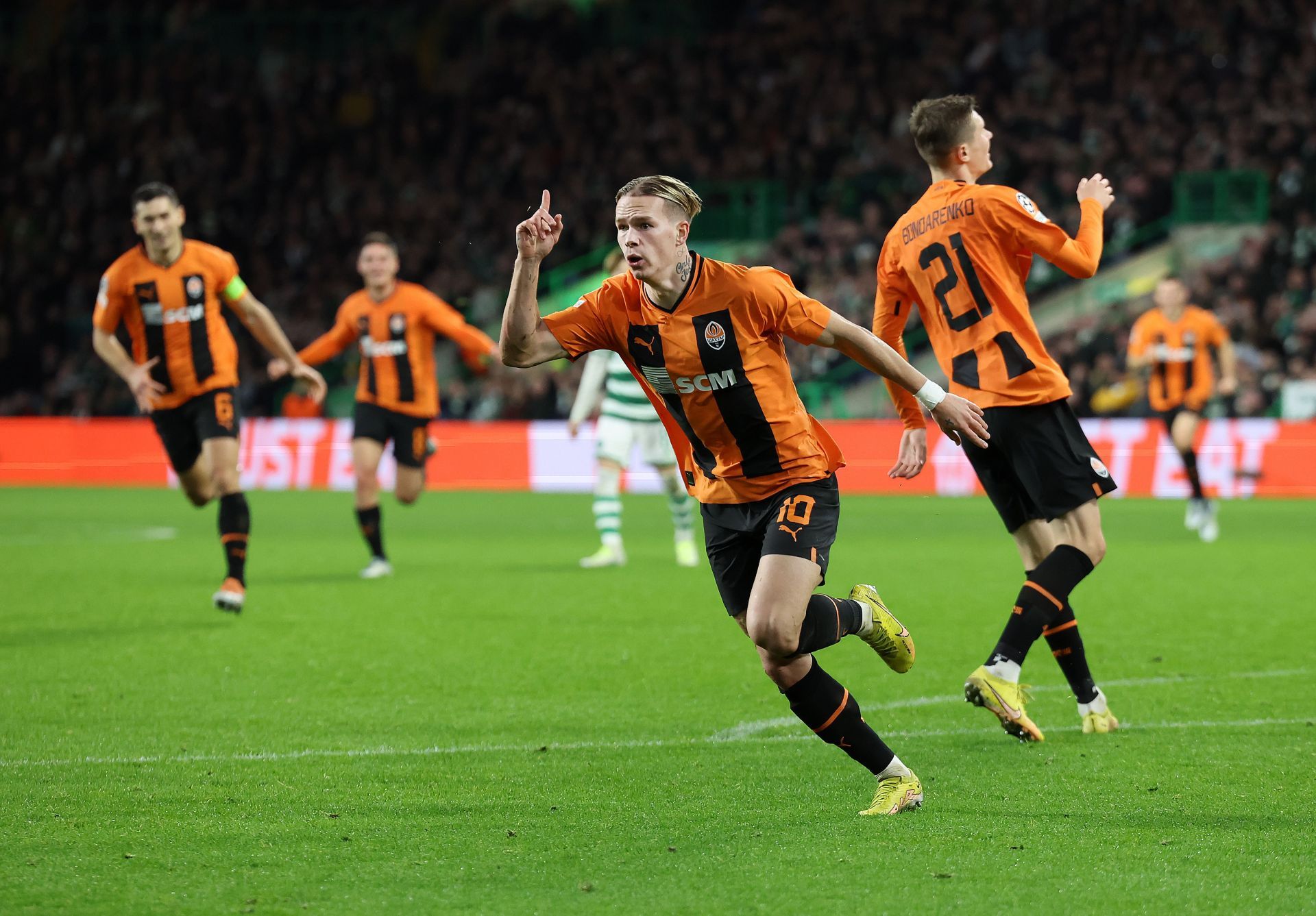 Celtic FC v Shakhtar Donetsk: Group F - UEFA Champions League: Can Mudryk win the Ballon d'Or?