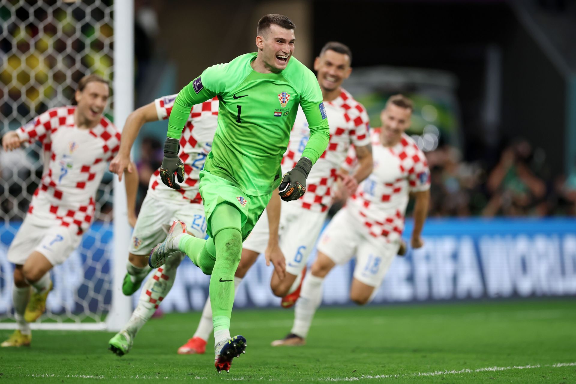 Dominik Livakovic was undoubtedly the hero of the night for the Vatreni.