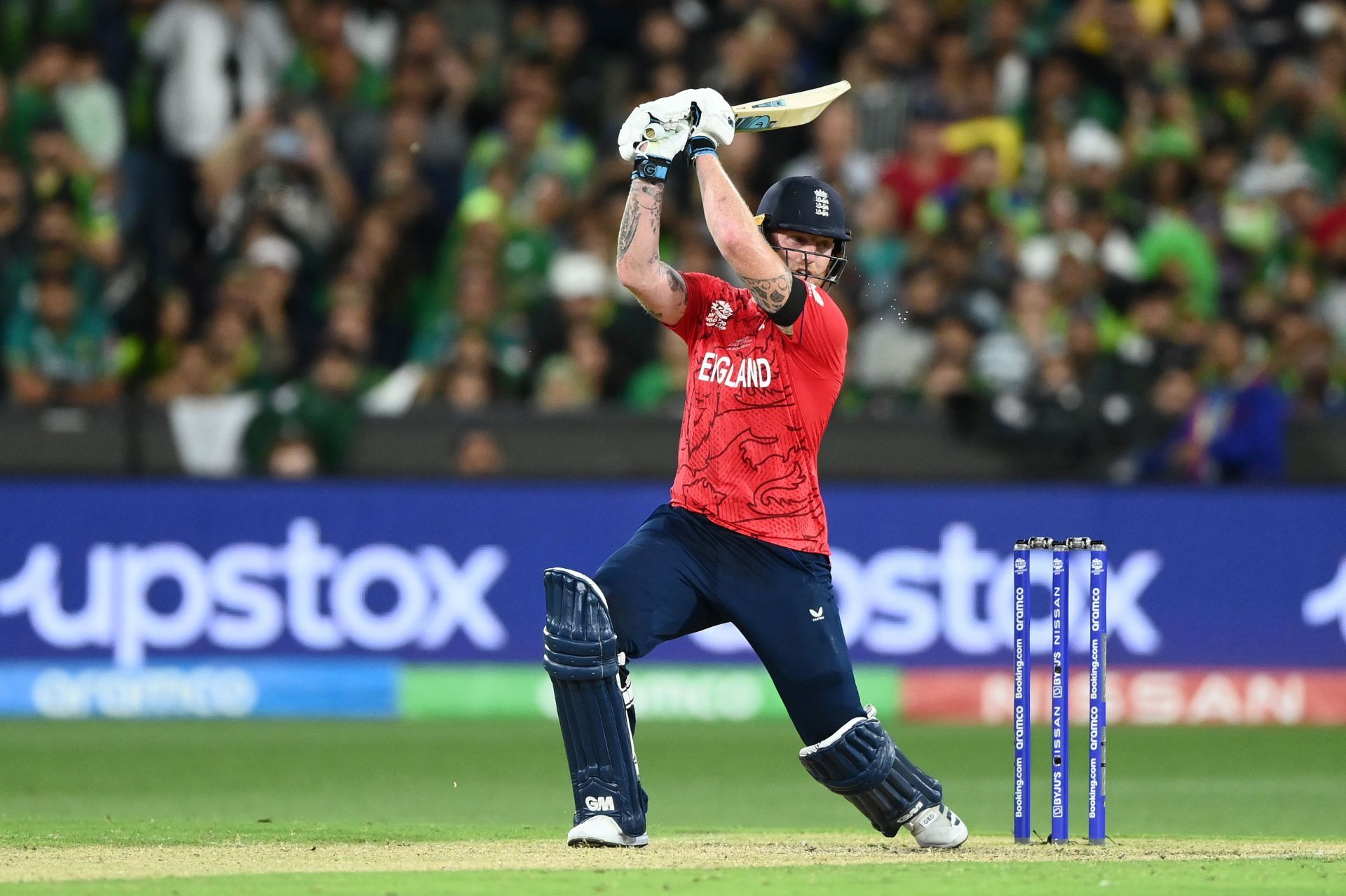 Ben Stokes during the T20 World Cup 2022 final. Pic: Getty Images