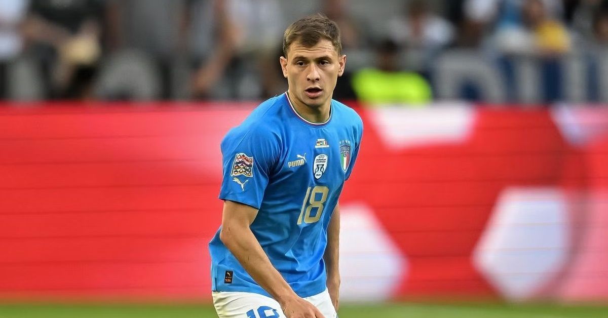 Nicolo Barella has represented Italy 42 times so far.