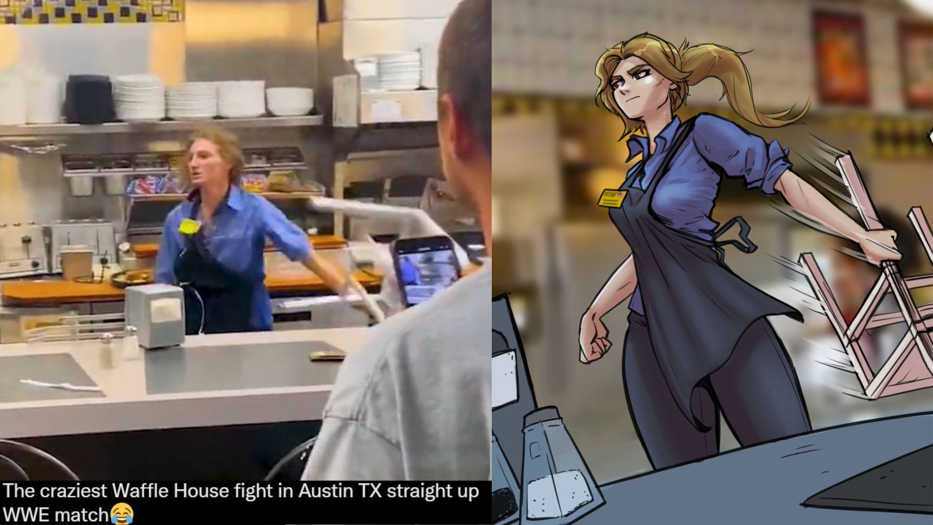 The Waffle House Girl is now a legend