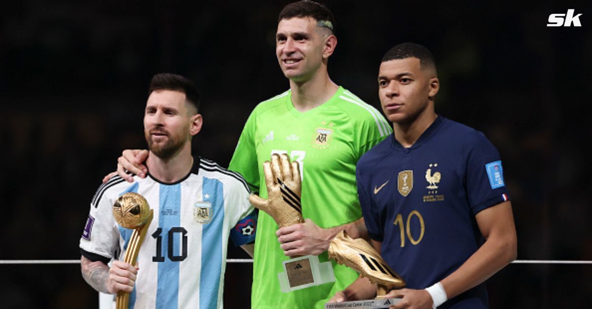 Kylian Mbappe and Lionel Messi scored a combined five goals in the 2022 FIFA World Cup final.