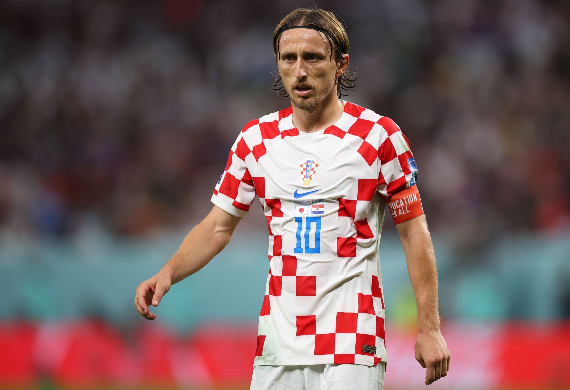 Luka Modric is enjoying another impressive spell with Croatia in the World Cup.