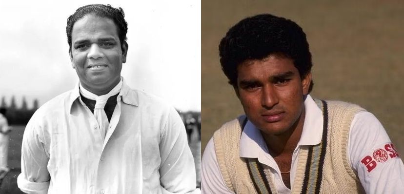 Vijay Manjrekar (left) and Sanjay Manjrekar