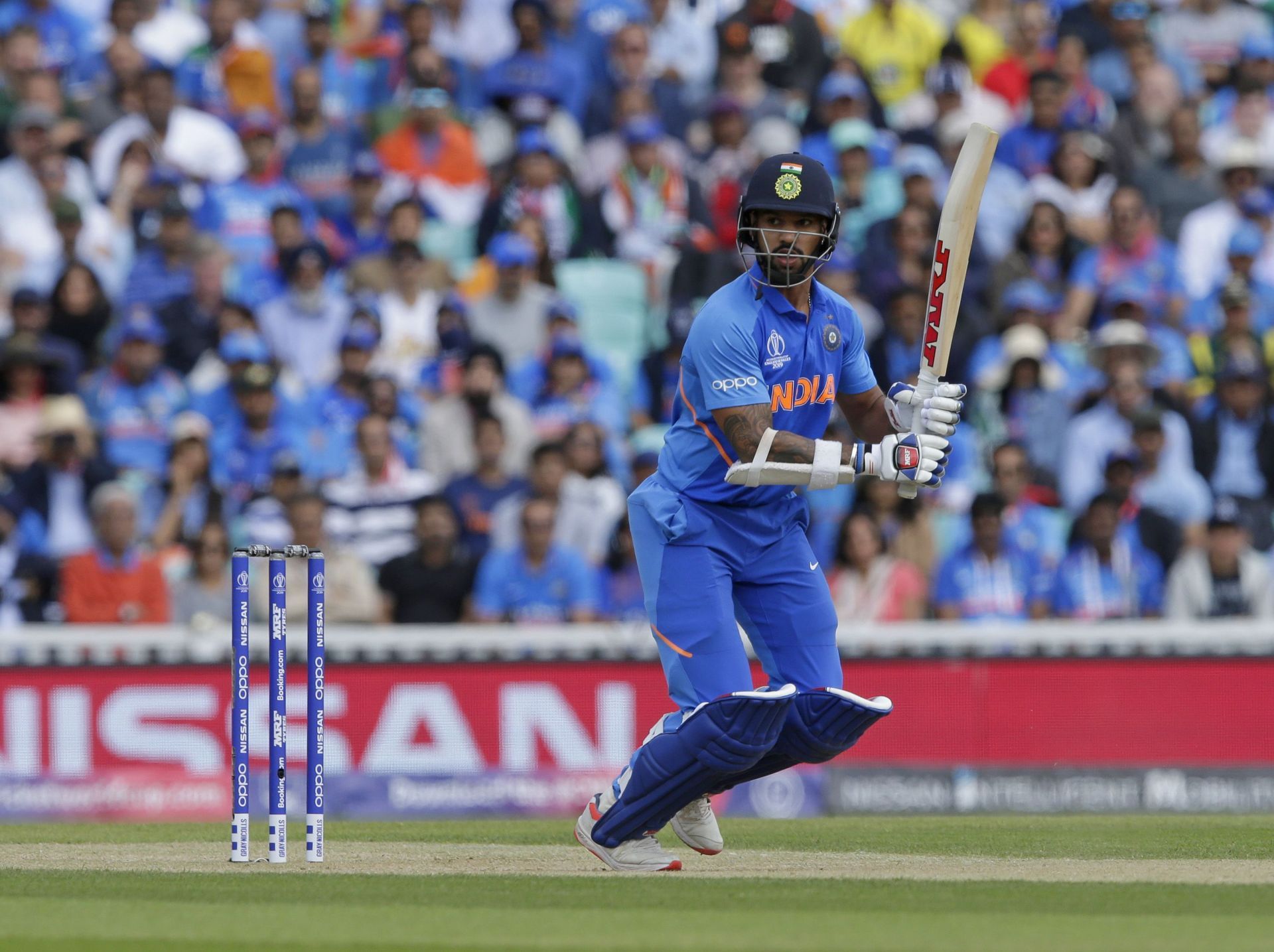 Shikhar Dhawan at the ICC Cricket World Cup 2019