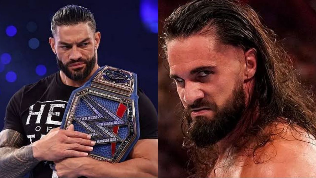 अनडिस्प्यूटेड WWE यूनिवर्सल चैंपियन रोमन रेंस और सैथ रॉलिंस 