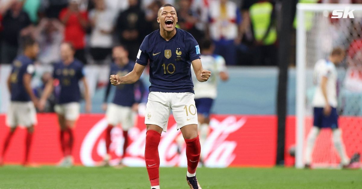 Kylian Mbappe enjoyed Harry Kane missing his penalty for England against France in FIFA World Cup QFs.