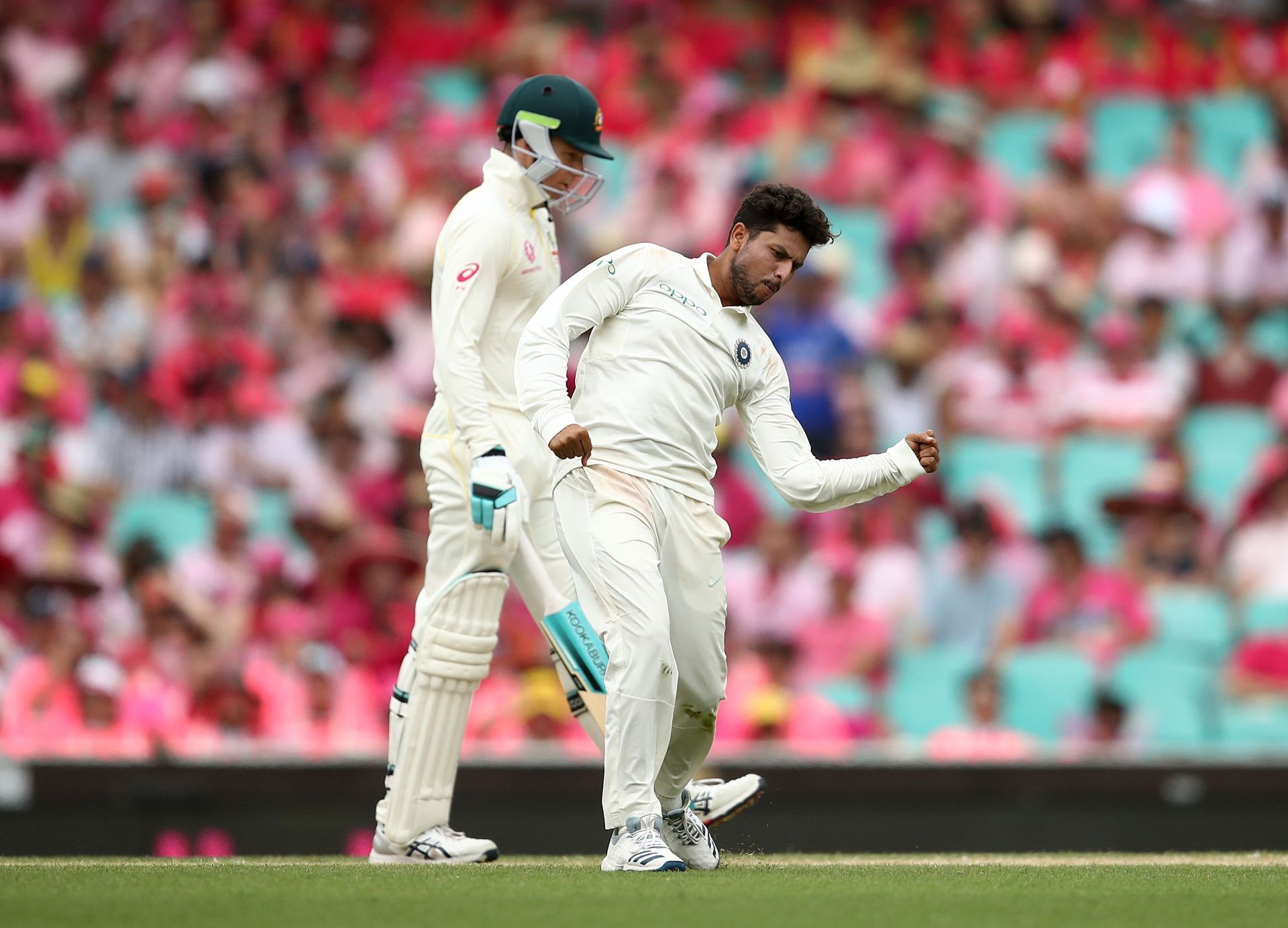 Kuldeep Yadav bowls leg-spin and googlies with a similar action.