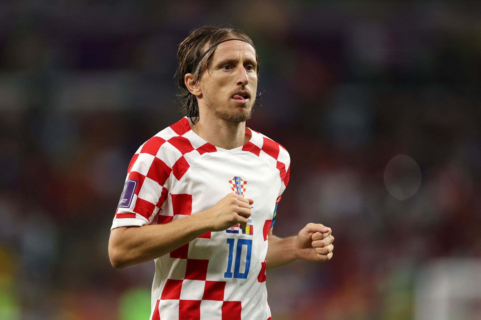 Luka Modric is enjoying a strong outing at the World Cup.