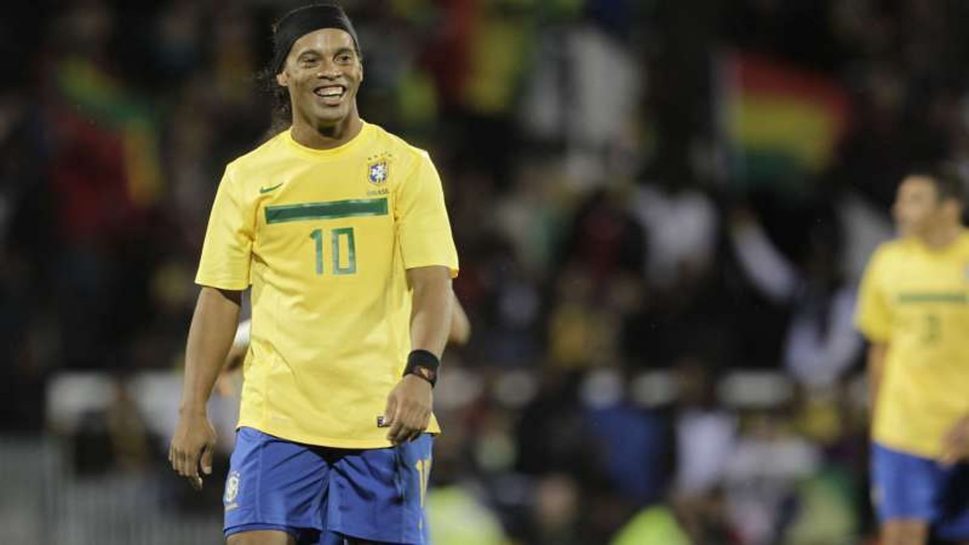 Ronaldinho never matched hin club form in international colours.