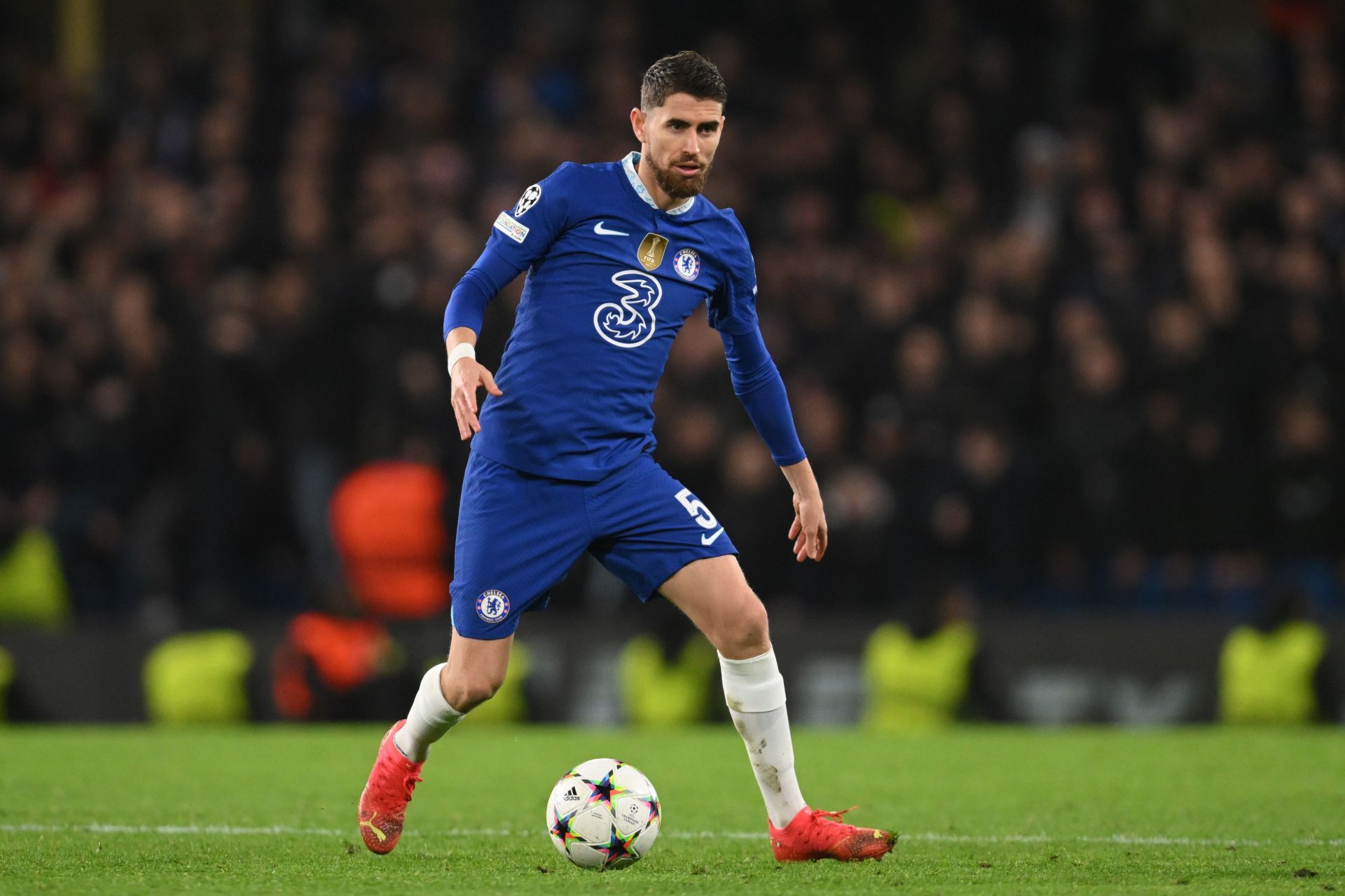 Jorginho is a first-team regular at Stamford Bridge.