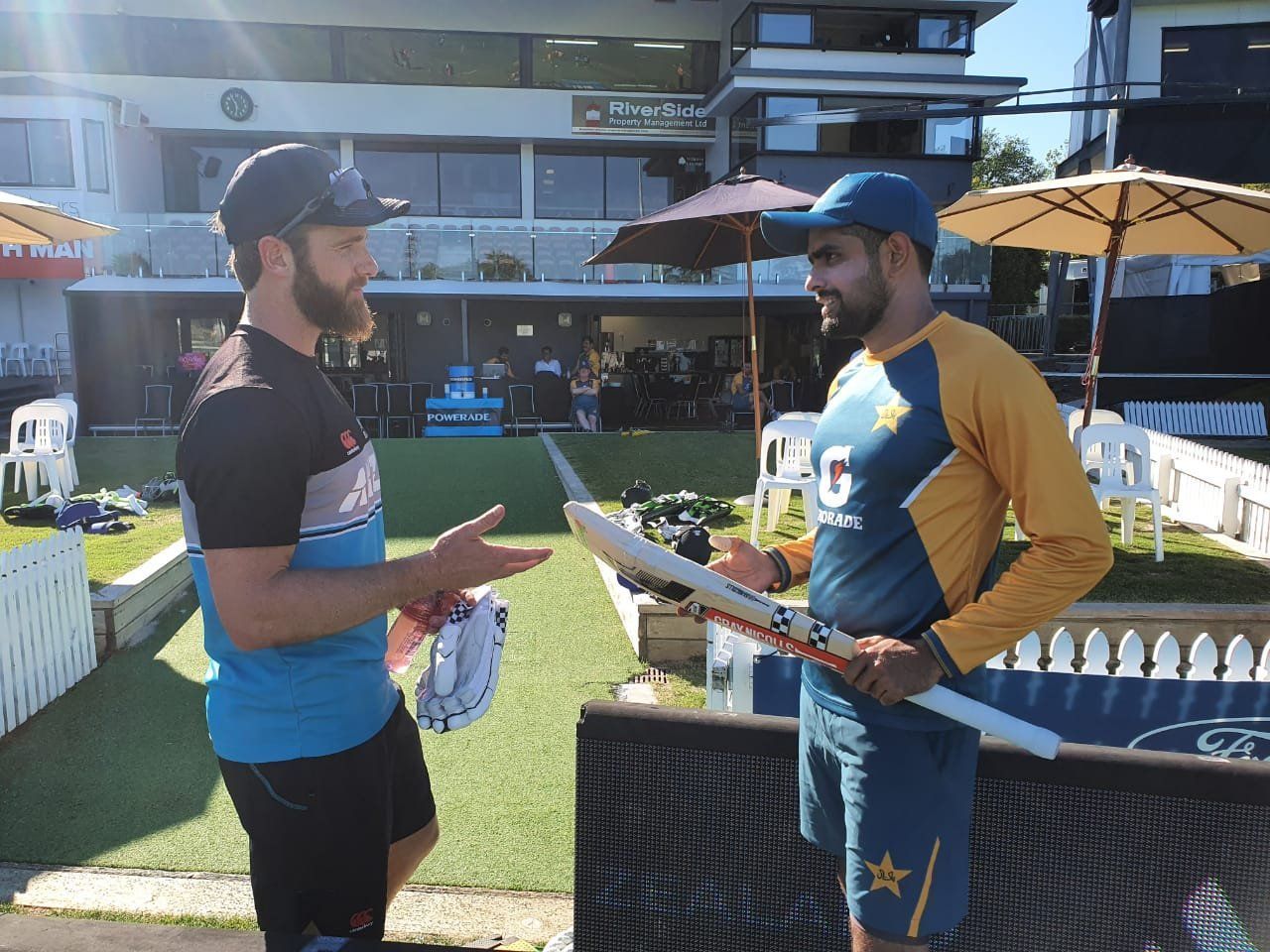 Kane Williamson and Babar Azam. (Image Credits: Twitter)