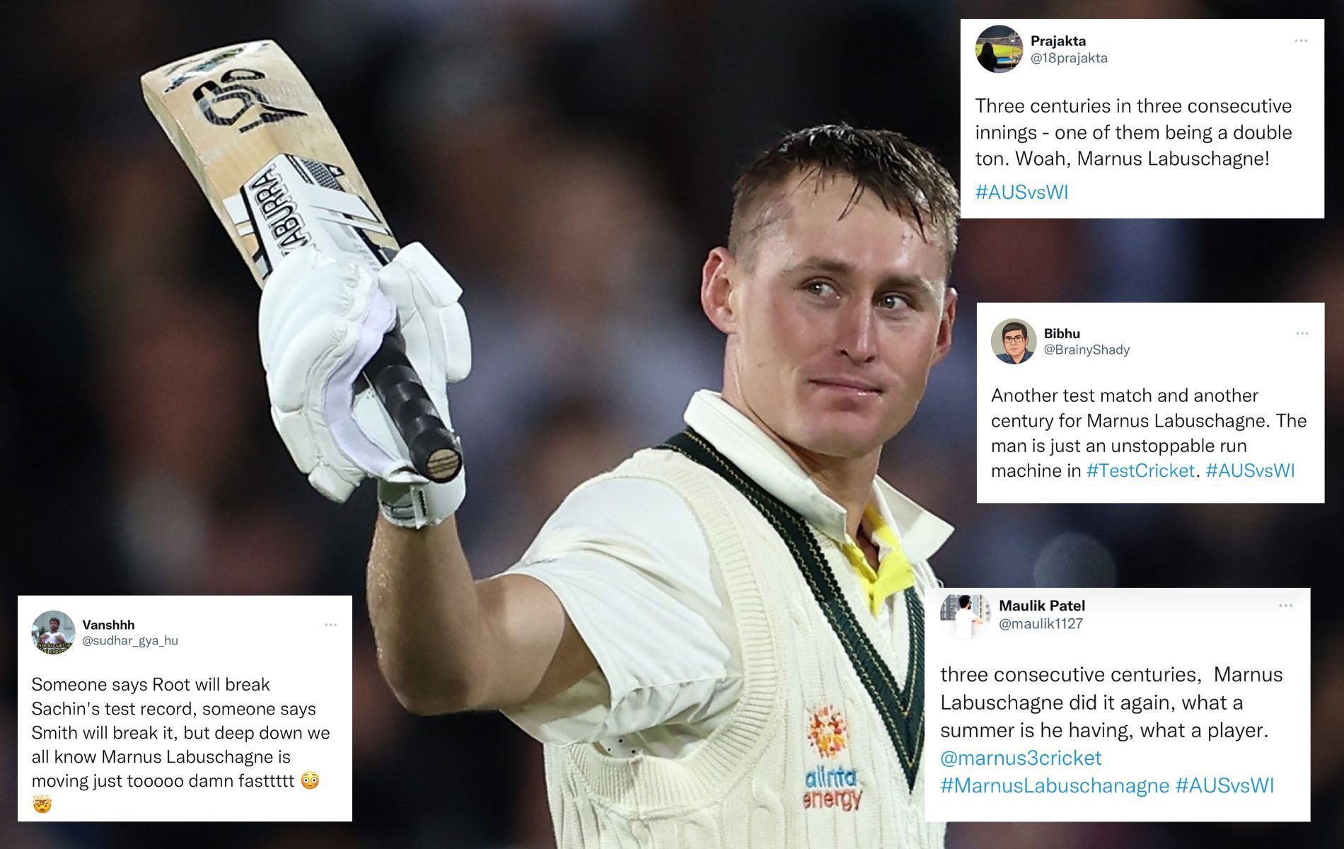 Marnus Labuschagne has been in tremendous form this year. (Pics: Twitter)