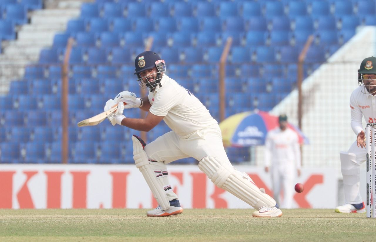 Rishabh Pant played an enterprising knock on Day 1 of the first Test against Bangladesh. [P/C: BCCI]