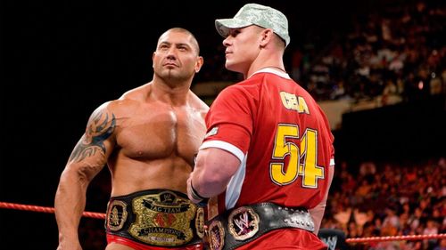 John Cena and Batista had an unlikely partnership before a full-blown feud in 2010