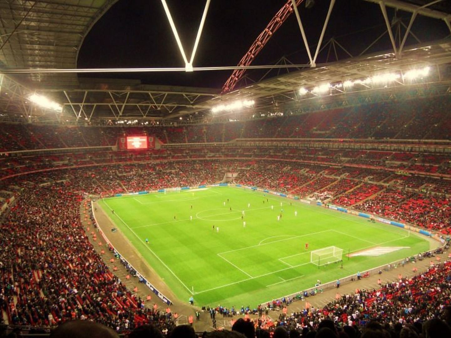 Wembley is one of the most imposing stadiums in the world.