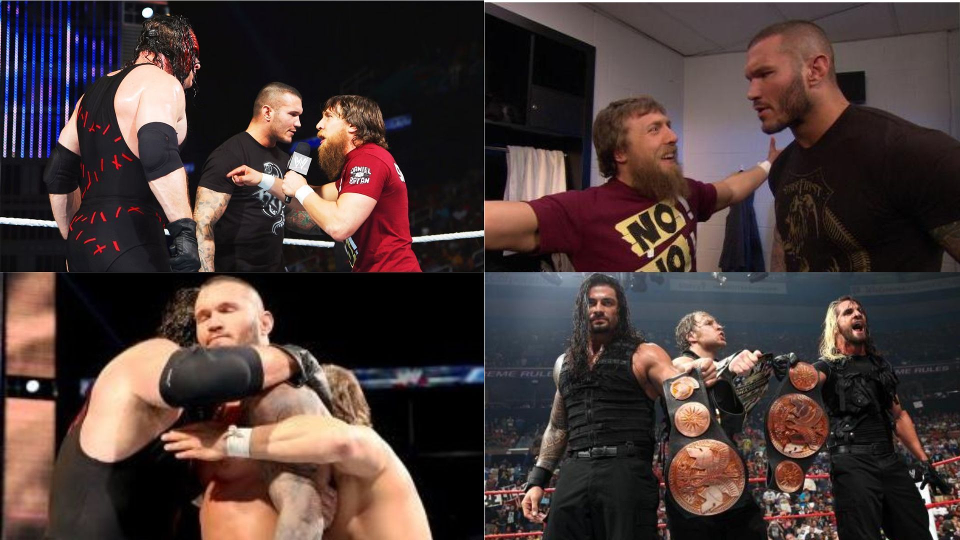 Randy Orton and Team Hell No defeated The Shield by submission in 2013
