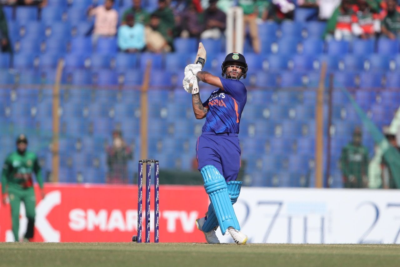 Ishan Kishan struck 24 fours and 10 sixes during his innings.