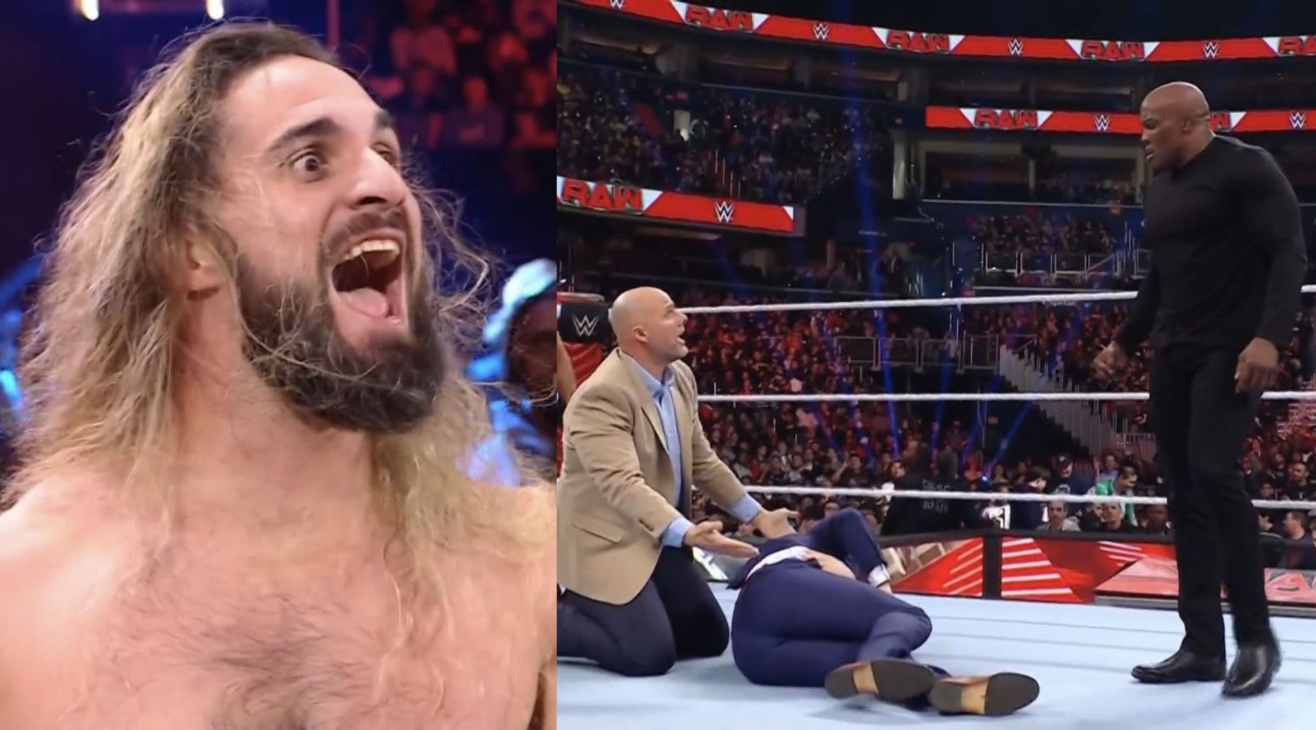 WWE Raw में दिग्गजों के बीच ब्रॉल हुआ 