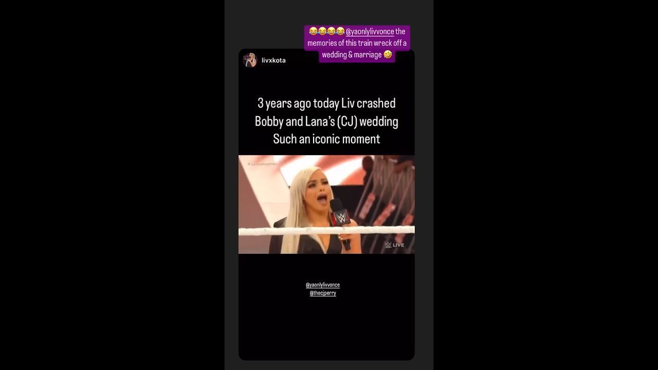 CJ Perry sends an amusing message to Liv Morgan