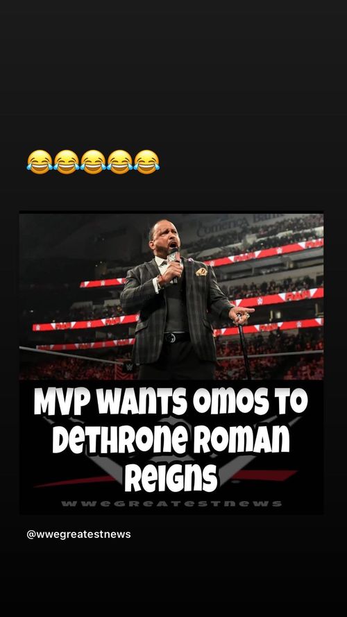 Jey Uso reacts to MVP's bold claim.