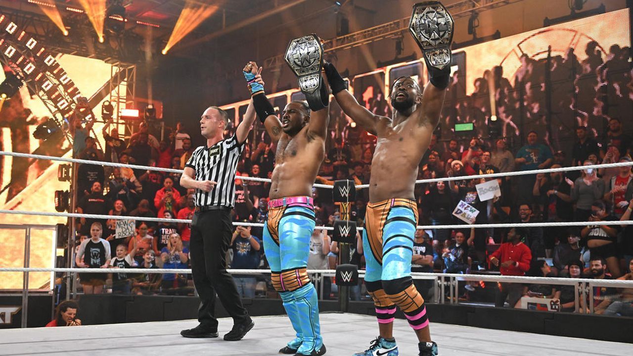 The New Day won the NXT Tag Team Championship at the Deadline event