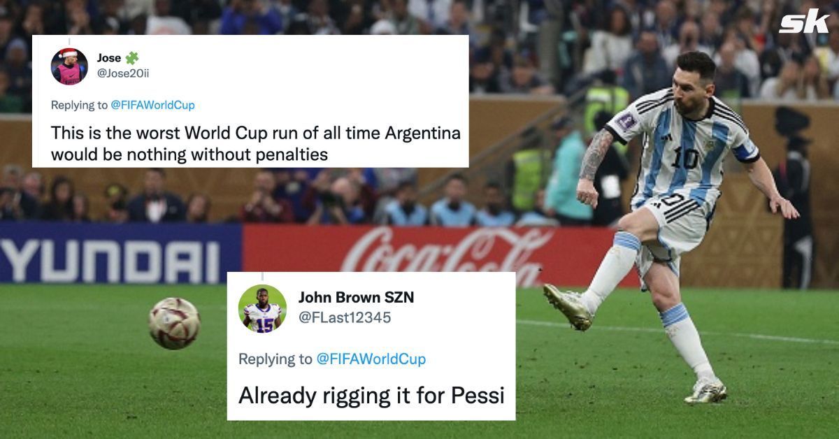 Fans were disbelief as Lionel Messi scored for Argentina in the FIFA World Cup final