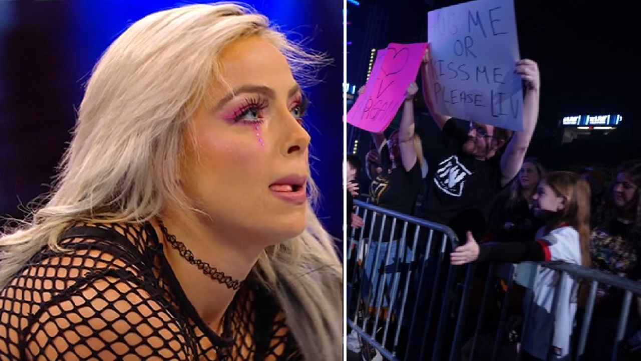 Liv Morgan shared a photo highlighting an interesting fan sign at a recent live event