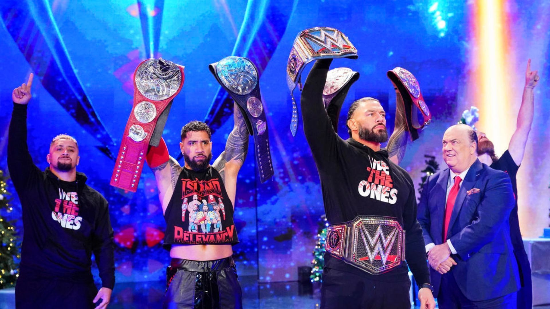 The Bloodline currently holds 4 major championships in WWE!