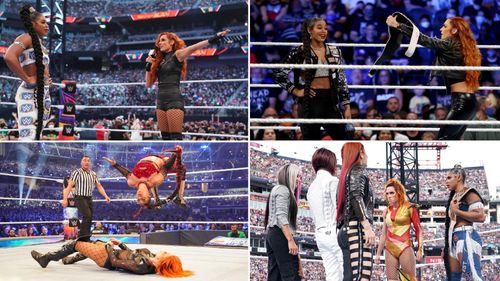 Becky Lynch and Bianca Belair fought on both of WWE's most prominent events this year