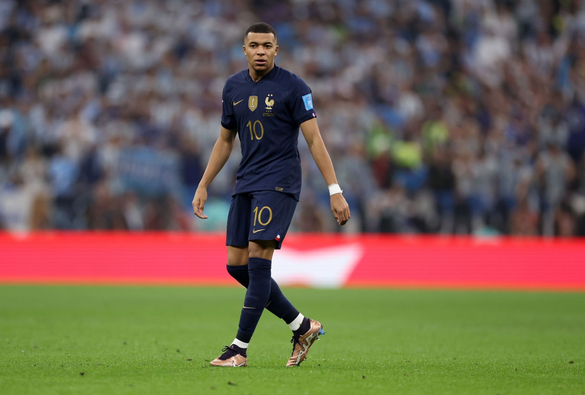 Kylian Mbappe has admirers at the Santiago Bernabeu.