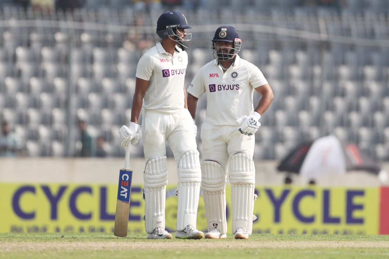 Shreyas Iyer and Rishabh Pant are the frontline batters yet to bat in India's second innings. [P/C: BCCI]