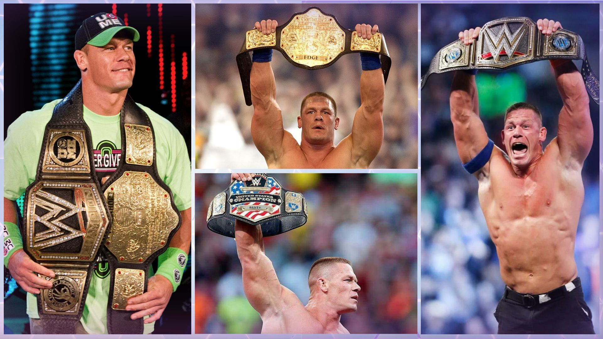 John Cena is sixteen-time World Champion.