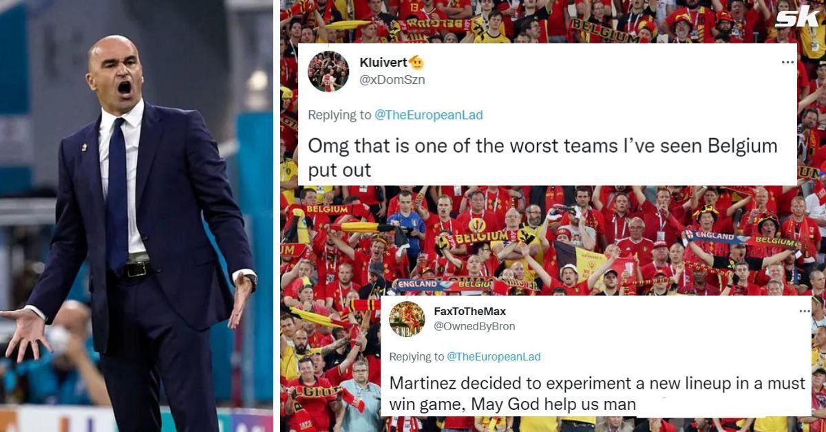 Fans rip Roberto Martinez apart for Belgium lineup against Croatia in the 2022 FIFA World Cup