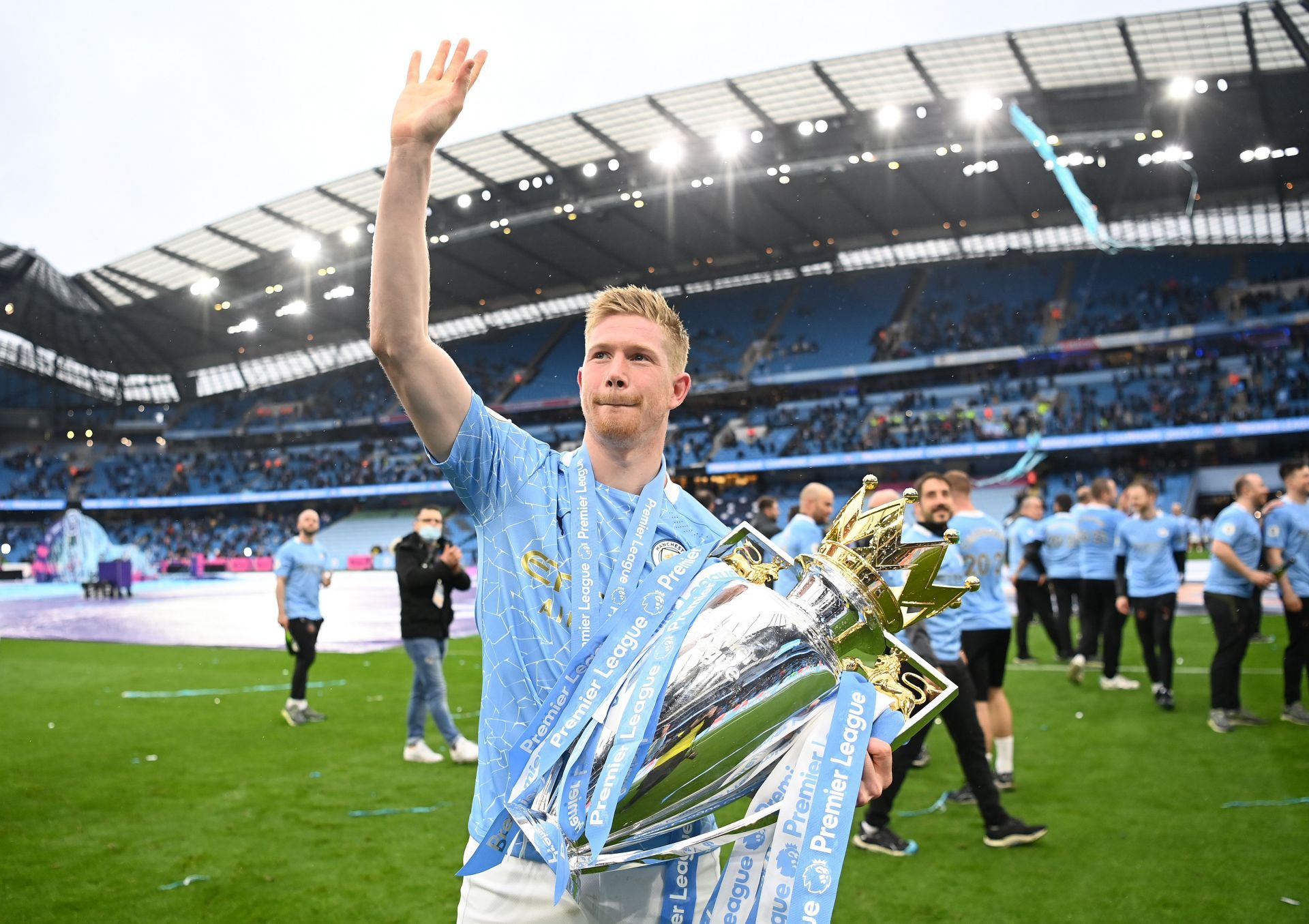 Kevin De Bruyne has been a pivotal part of Manchester City's domestic success.