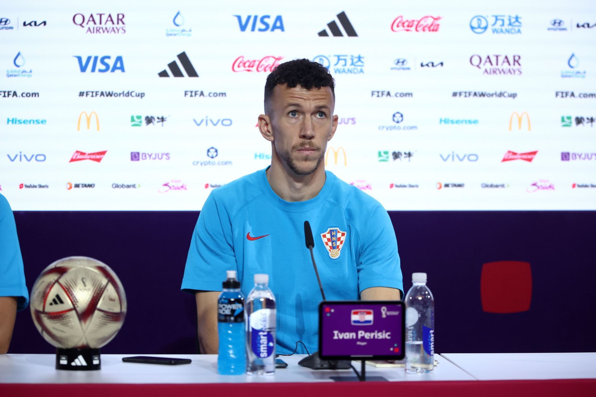 Ivan Perisic has shown great determination as he was named in the starting lineup just days after the World Cup.