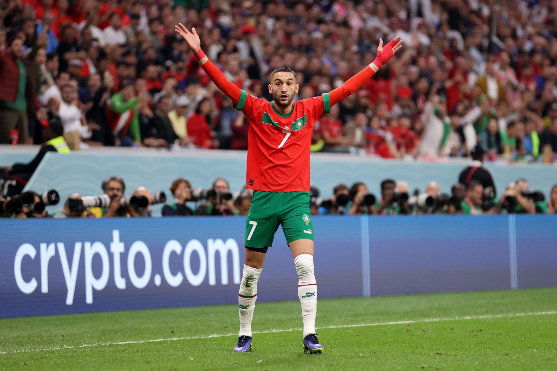 Hakim Ziyech was brilliant for Morocco in the World Cup.