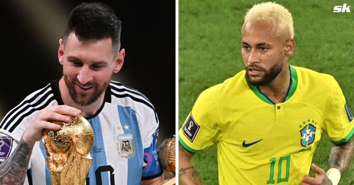 Neymar has congratuled Argentina captain Lionel Messi for his FIFA World Cup triumph