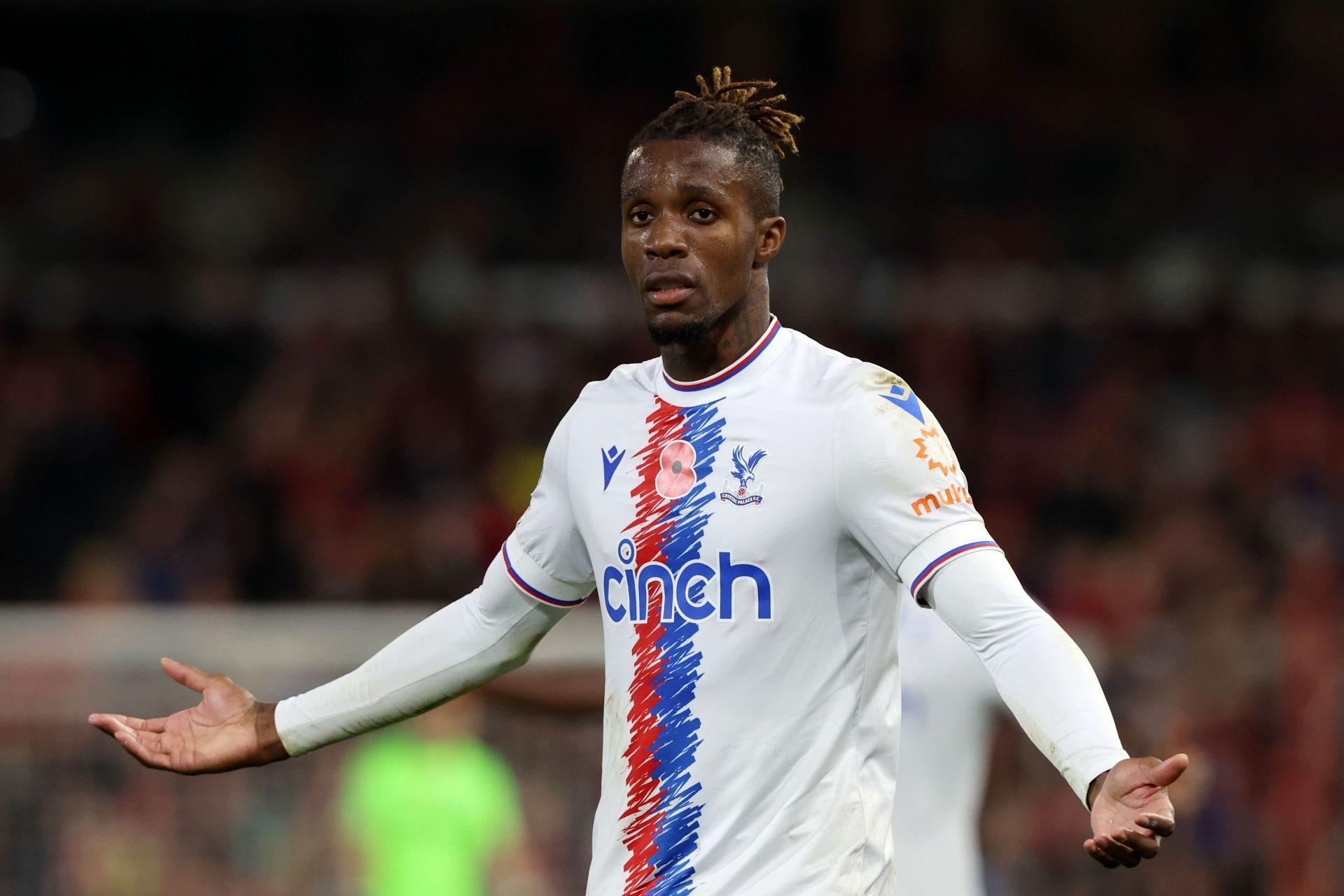 Wilfried Zaha has admirers at the Parc des Princes.