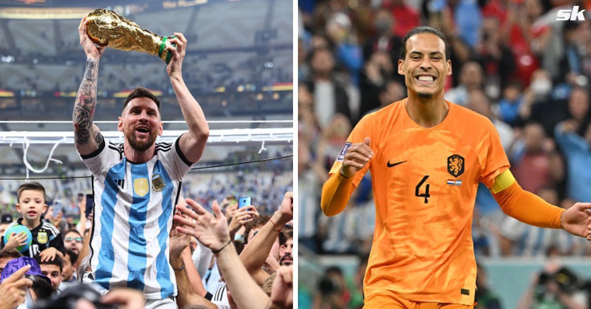 Virgil van Dijk congratulates Lionel Messi for winning 2022 FIFA World Cup with Argentina