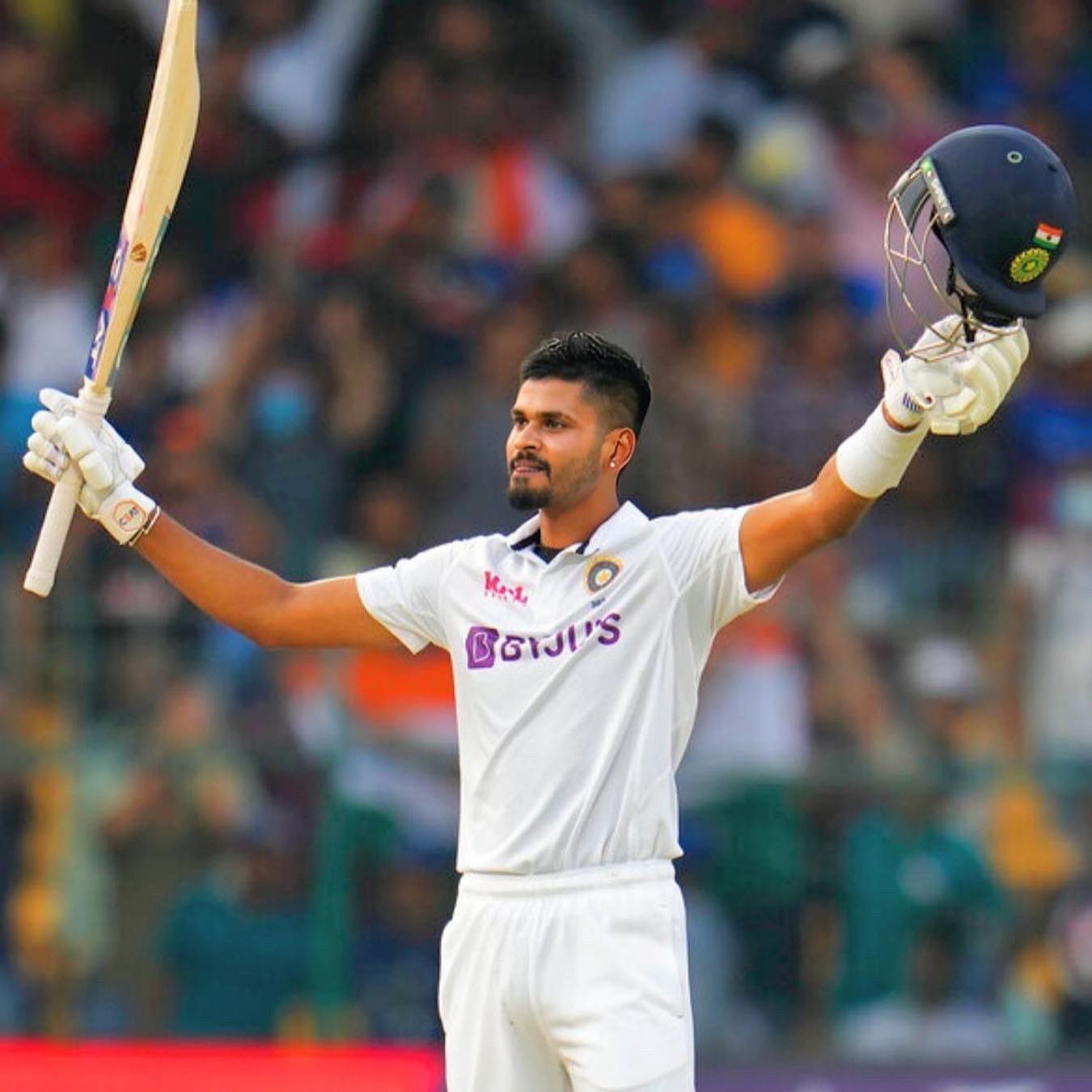 Shreyas Iyer has had a great start to his Test career [Pic Credit: Shreyas Iyer Twitter]