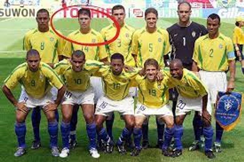 The 2002 World Cup Brazil Squad.