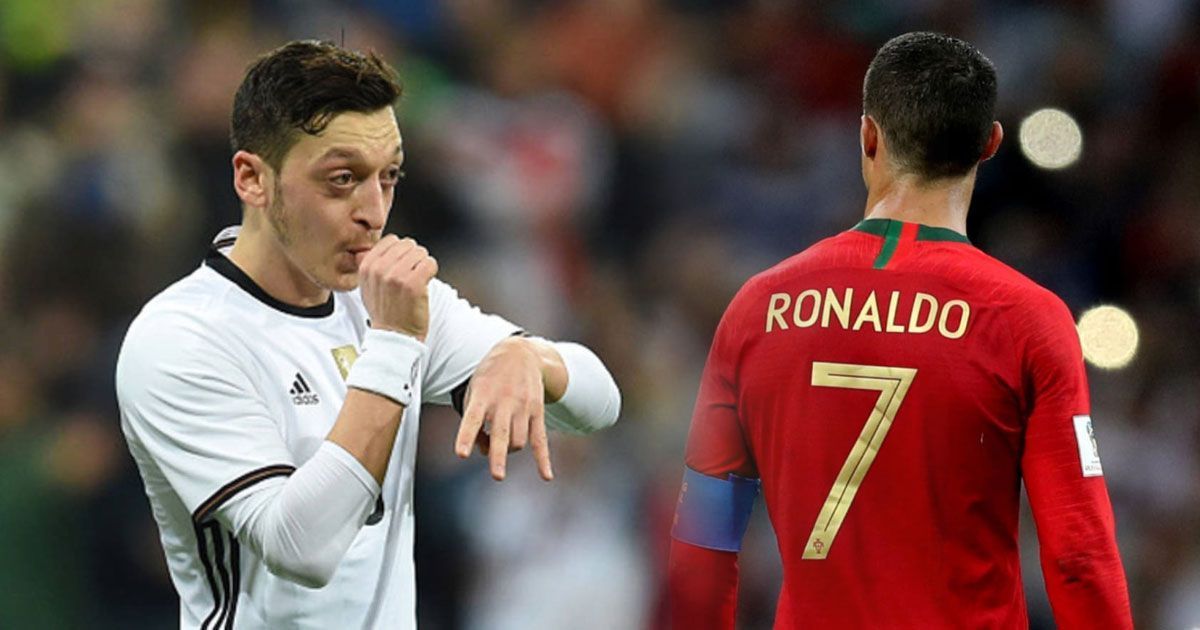 Mesut Ozil defends Cristiano Ronaldo amid criticism