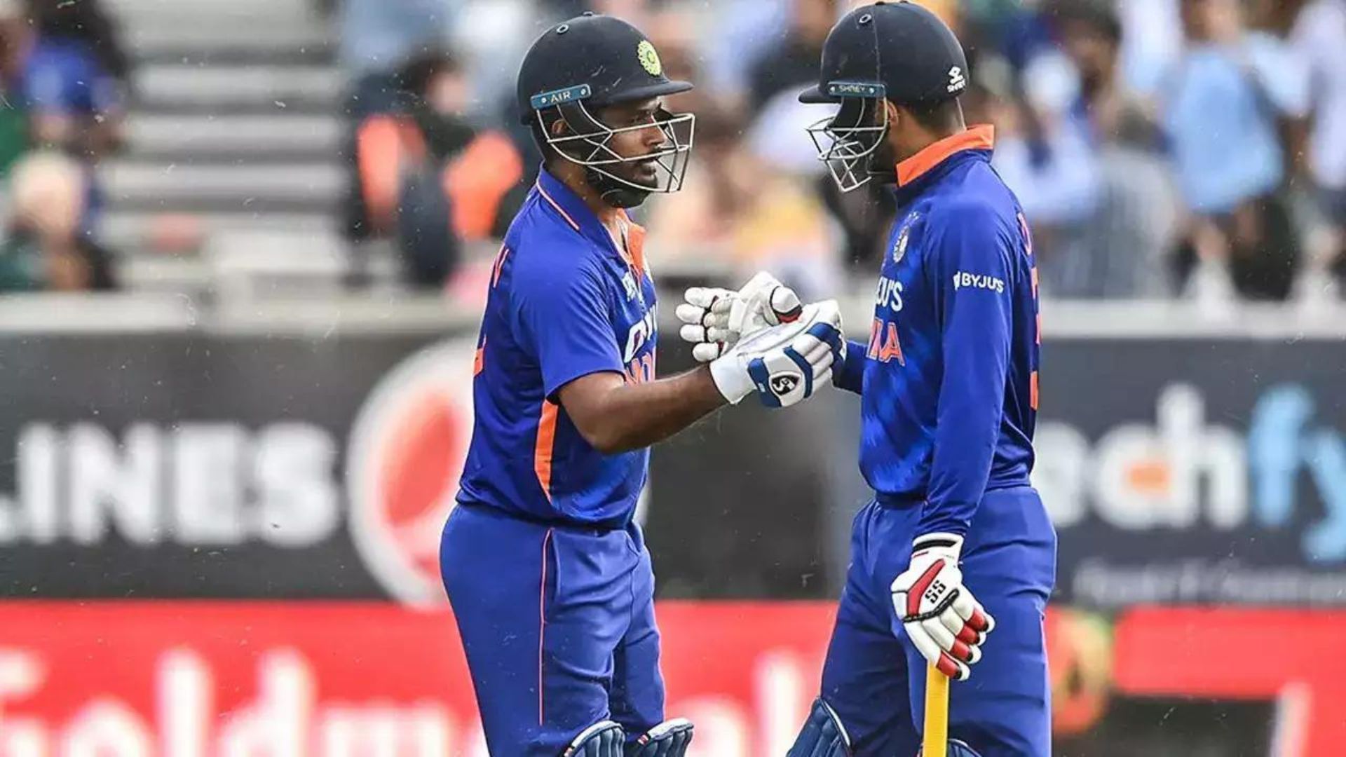 Sanju Samson (L) and Deepak Hooda didn