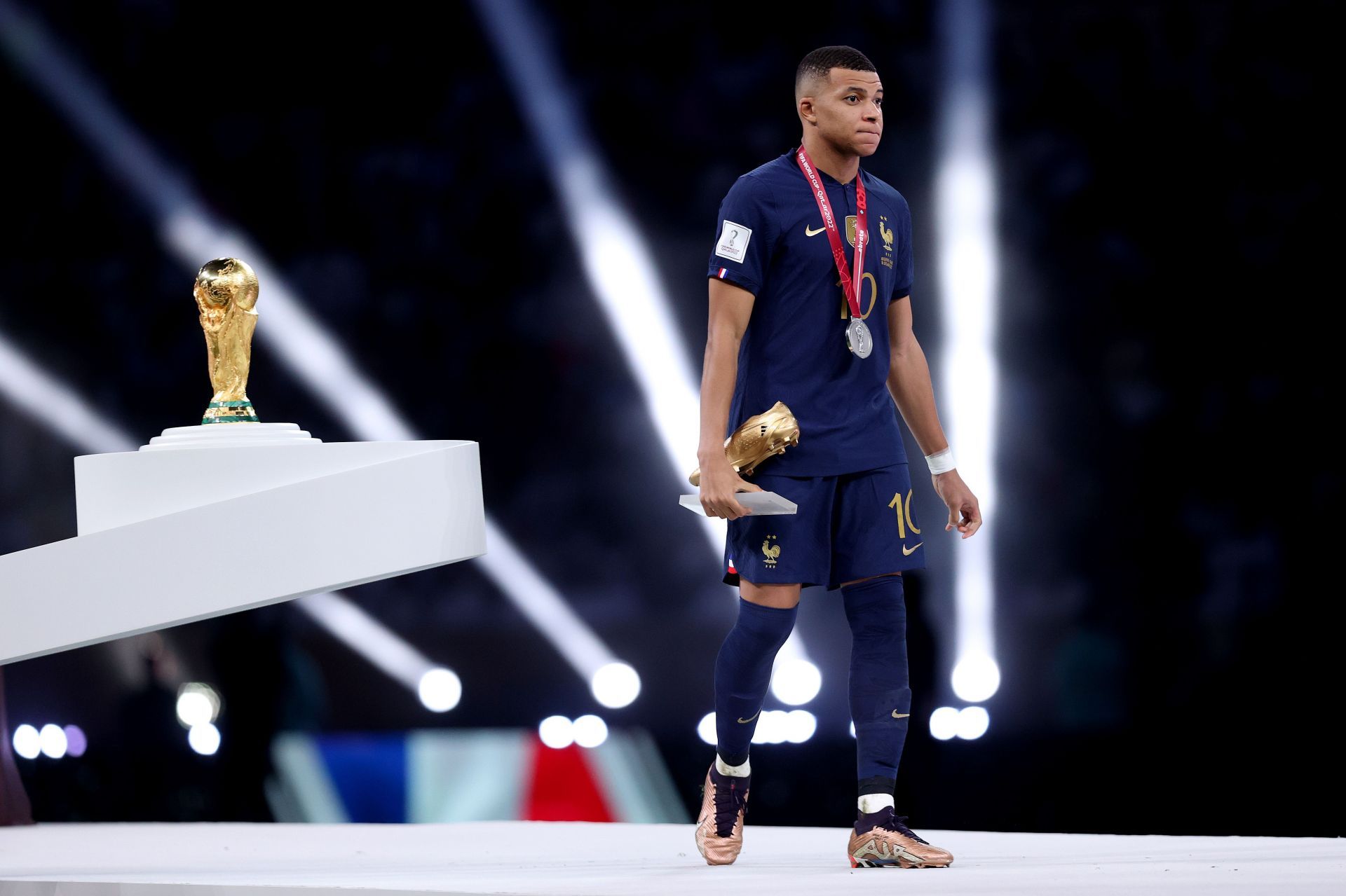 Kylian Mbappe won the Golden Boot