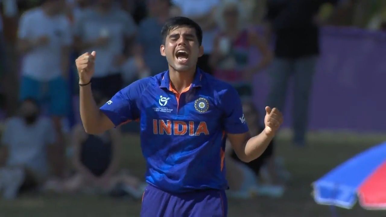 India’s U19 World Cup 2022 star Nishant Sindhu. Pic: ICC